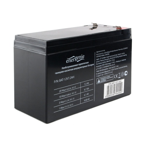 Аккумулятор для Источников Бесперебойного Питания Energenie BAT-12V7.2AH | код BAT-12V7.2AH | Energenie