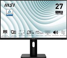 Монитор MSI 27 Pro MP273P черный IPS LED 16:9 HDMI M/M матовая HAS Piv 250cd 178гр/178гр 1920x1080 75Hz FreeSync DP FHD 5.67кг | код 1916075 | MSI