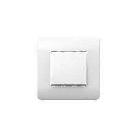 (NEW3-E) Выключатель 1-клавишный, 10А, белый | код 431515 | CHINT