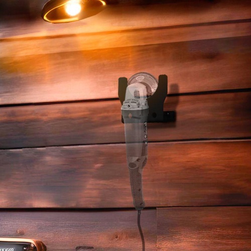 Держатель для угловых шлифмашинок до 125мм, настенный, черный, | код 38-0655 | REXANT