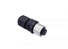 Разъем M12A-8PFF-IP68 Field-installation A-coded screw-in 8-pin connector, female conn, female pin | код 00-06074478 | MOXA