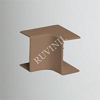 Угол внутренний для РКК-40х25 коричневый | код УВН-40х25-К | RUVinil
