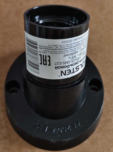 Патрон резьбовой V03-CS-SMS-E27 E27 220В 4А под лампу карболит Volsten 12217 фото 3