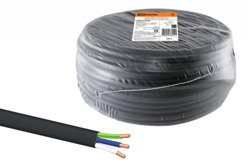 Кабель ВВГ-Пнг(А) -LS 3х1.5ок (N PE) -0.66 ГОСТ (бухта 100м) | код SQ0117-0075 | РЭМЗ ТМ Кабель ВВГ-Пнг(А) -LS 3х1.5ок (N PE) -0.66 ГОСТ (бухта 100м) | код SQ0117-0075 | РЭМЗ ТМ