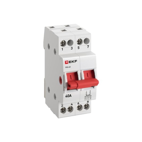 Трехпозиционный переключатель ТПС-63 2P 40А EKF PROxima | код TPS240 | EKF фото 3 Трехпозиционный переключатель ТПС-63 2P 40А EKF PROxima | код TPS240 | EKF фото 3