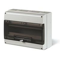 Щит модульный навесной M250, 16M, дымчатая дверь, 328x250x140mm, IK07, IP66, серия DOMINO | код 672.2016 | Scame