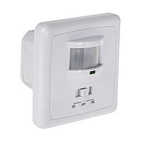 Датчик движения встраиваемый ДДВ 01, 160°, 300-1200 Вт, 10-2000 Лк, 9 м,10-420 сек. REXANT | код 11-9208 | REXANT