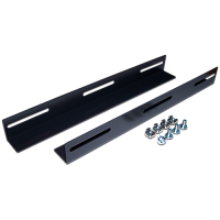 Держатели тяжелого оборудования для шкафов глубиной 1200 мм, 2 шт., черные | код TWT-CB-HLDR-12 | TWT