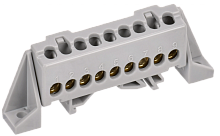 TEKFOR Шина L фаза в комб. изол. Стойка 6х9-9-Ср IEK | код TF-NN10-09-DP-K03 | IEK