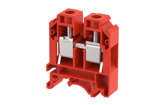 Клемма проходная винтовая 16 мм2, на 2 подключения, красная KUT16(R) | код 1106010002 | Elmex Клемма проходная винтовая 16 мм2, на 2 подключения, красная KUT16(R) | код 1106010002 | Elmex