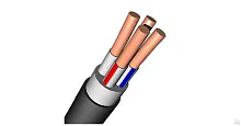 Кабель силовой ВВГнг(А)-FRLS 4х2.5 (N)-0.66 однопроволочный барабан ТУ завода | код 0682800001 | Алюр