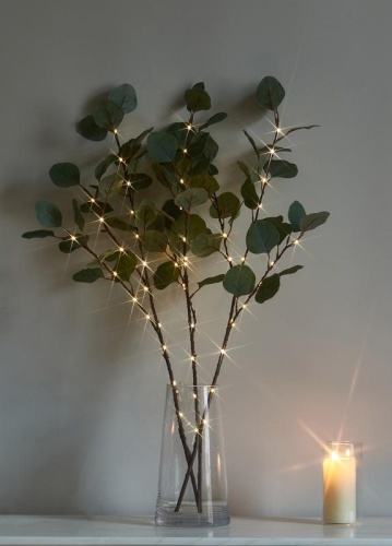 Ветвь эвкалипта иммитация 62см 32LED тепл. бел. IP44 6ч таймер кабель корич. 50см (уп.3шт) | код KOC_INT-B131 | КОСМОС Ветвь эвкалипта иммитация 62см 32LED тепл. бел. IP44 6ч таймер кабель корич. 50см (уп.3шт) | код KOC_INT-B131 | КОСМОС