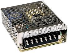 Источник питания AC-DC, 65Вт, вход 88…264В AC, 47…63Гц /125…373В DC, выход1: +5В/0.3…8A, выход2: +24В/0.2…3A, изоляция 3000В AC, в кожухе 129х98х38мм, -20…+70С | код RD-65B | MeanWell