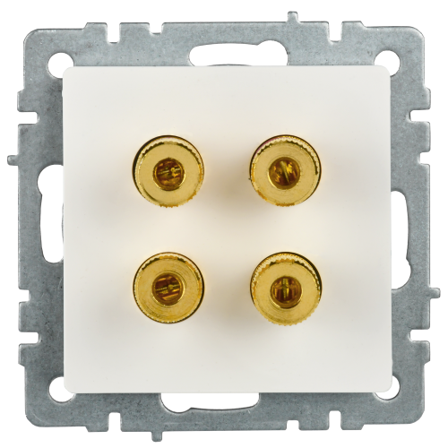 BRITE Аудиорозетка 4-мест. РА10-БрБ бел. IEK | код BR-S40-K01 | IEK фото 7