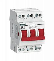 Трехпозиционный выключатель-разъединитель 3P 16A ВР-103 | код 17212DEK | DEKraft