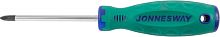 D71P2100 Отвертка стержневая крестовая ANTI-SLIP GRIP, PH2х100 мм | код D71P2100 | JONNESWAY