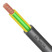 Кабель ВВГнг(А)-LS 1х50 МК Ж/З 0.66кВ | код УТ000028902 | Магна