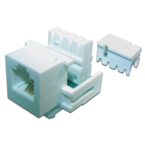 Модуль Keystone, RJ12 Port, UTP, 110 | код TWT-OK12UTP-110WH | TWT