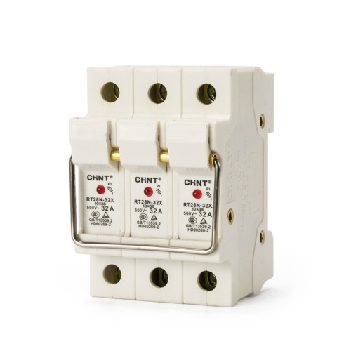 Держатель плавких вставок с индикацией RT28N-32X 10х38 3П (CHINT) | код 520488 | CHINT