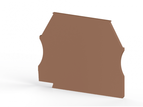 444 128, Концевой сегмент на клеммники AVK(2,5-10)/ AVK RD (2,5-4), (коричневый), NPP 2,5-10 | код 0.0.0.4.44128 | KLEMSAN 444 128, Концевой сегмент на клеммники AVK(2,5-10)/ AVK RD (2,5-4), (коричневый), NPP 2,5-10 | код 0.0.0.4.44128 | KLEMSAN