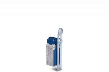 L5K13MEM123 Выключатель концевой быстрого переключения угловой 2-направленный с пластмассовой консолью, стальным роликом Ф18мм на регулируемом рычаге(1НО+1НЗ) | код L5K13MEM123 | EMAS