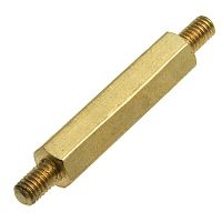 Стойка для печатной платы RUICHI PCHNN-20, шестигранная латунная | код 63030 | Ruichi