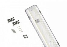 Светильник светодиодный пылевлагозащищенный TP 36Вт 6500K 1200х105х80мм IP65 прозрачный | код TP-1200-36W-Slim-PR-65K | СириусА