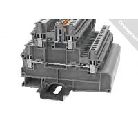 DHV4-2L-MT-01P-11-00Z(H), Клемма винтовая, 2 ур., с размыкателем, 4 мм.кв. серый, шт | код 11090000023 | DEGSON