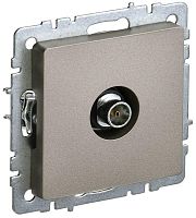 BRITE Розетка TV оконечная РТВ11-0-БрШ шампань | код BR-A10-O-K37 | IEK