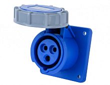 Розетка для скрытой проводки 2Р+РЕ 32А 220В IP67 РЩ-103 | код 26267DEK | DEKraft