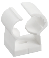 Клипса с фикс. для глад. труб 35-42мм бел. IEK | код CTA00D-FL-035-K01 | IEK