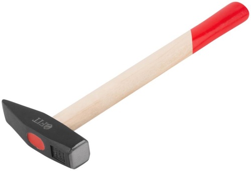 Молоток кованый, деревянная ручка 500 гр | код 44205 | FIT фото 2