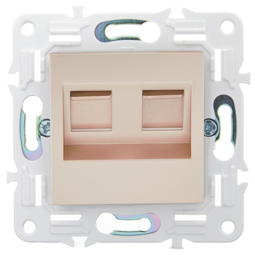 SKANDY Роз. комп. 2-ая RJ45 кат.6 SK-K04Sa песоч. IEK | код SK-K20-2-K98 | IEK фото 2 SKANDY Роз. комп. 2-ая RJ45 кат.6 SK-K04Sa песоч. IEK | код SK-K20-2-K98 | IEK фото 2