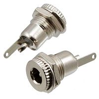 Разъём питания штырьковый RUICHI TC 5.5x2.5 мм metal, 2А | код 108346 | Ruichi