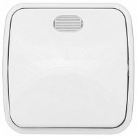 Выключатель 1-клавишный МАДРИД, с подсветкой, открытый монтаж, белый | код. EGV10-121-10 | EKF