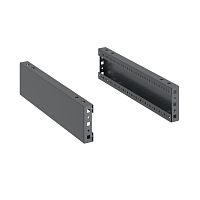 Панели цоколя для корпусов CQE & CQE N, ШхГ 400 мм, В=100 мм, RAL7011, комплект - 2 шт. | код R5NFP40 | DKC