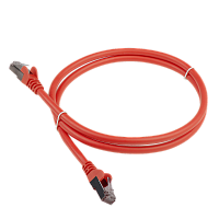 Патч-корд LANMASTER LSZH SFTP кат.6A, 10 м, оранжевый | код LAN-PC45/S6A-10-OR | LANMASTER