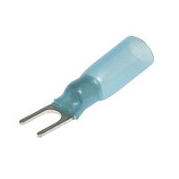 Наконечник кабельный вилочный изолированный RUICHI SV2-4 HST, 27 А, 16-14 AWG, синий, латунь луженая | код 108133 | Ruichi