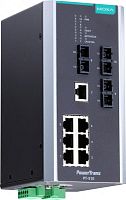 Коммутатор PT-510-3S-SC-HV IEC 61850-3 managed DIN-Rail switch, 7 x 10/100BaseT(X), 3 x 100BaseFX SM, SC connectors, 1 power su | код 00-06074488 | MOXA