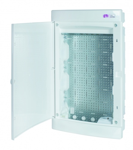 Щит пласт. внутр. исп. ECM36PO MEDIA (4xRJ, розетка 230V, белая дверца) | код 001101307 | ETI Щит пласт. внутр. исп. ECM36PO MEDIA (4xRJ, розетка 230V, белая дверца) | код 001101307 | ETI