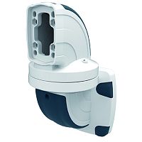 Держатель поворотный (315°) настенный ETR120, горизонтальный выход, RAL7035/RAL5020, m=6,6кг | код ETR120370 | ETA