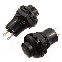 Кнопочный переключатель RUICHI MJ-R13-502 off-(on) 1.5A 250VAC | код 87237 | Ruichi