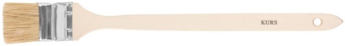 Кисть радиаторная 2дюйм (50мм) натур. свет. щетина деревянная ручка КУРС 00875 фото 4