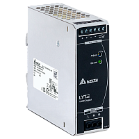 Блок питания импульсный Lyte, 120W, 5А, 85_264VAC (120_375VDC) / 24VDC, DIN35, реле DC OK, винтовые клеммы, стальной корпус | код DRL-24V120W1AS | Delta Electronics