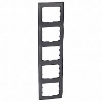 Рамка 5 постов GALEA LIFE, вертикальная, темная бронза | код. 771209 | Legrand