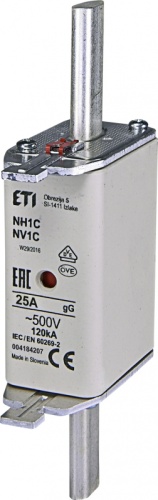 Предохранитель NH-1C/gG 100A 690V KOMBI | код 004184314 | ETI Предохранитель NH-1C/gG 100A 690V KOMBI | код 004184314 | ETI