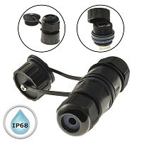 Разъём герметичный SZC RJ45M25Z2-6BG2, 10BASE-T,100 BASE-T, 1000 BASE-T | код 107878 | SZC