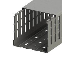 551 022WS, KKC 1008, Перфорированный короб с крышкой, 100x80 (ШхВ) Широкий шаг перфорации | код 0.0.0.5.51022WS | KLEMSAN