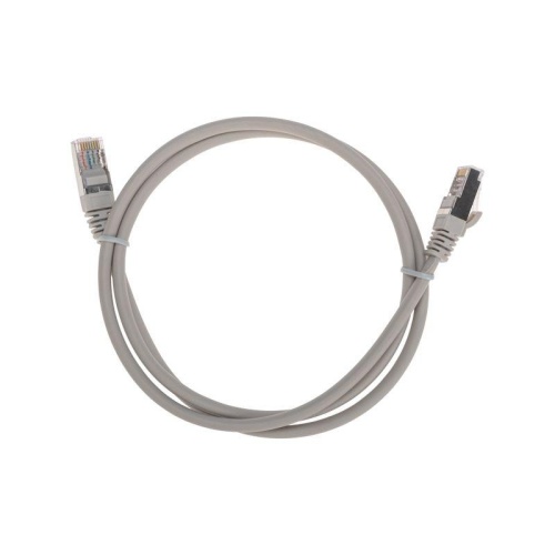 Патч-корд F/UTP CAT 5e RJ45-RJ45 26AWG LSZH сер. 1м | код 02-0110-1 | Rexant Патч-корд F/UTP CAT 5e RJ45-RJ45 26AWG LSZH сер. 1м | код 02-0110-1 | Rexant