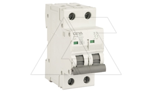 Авт. выключатель GYM8-2P-25B, 2P, 25A, хар-ка B, 4,5kA, 2M, без подкл. AU8, AL8. | код GYM82P25B_0 | GEYA